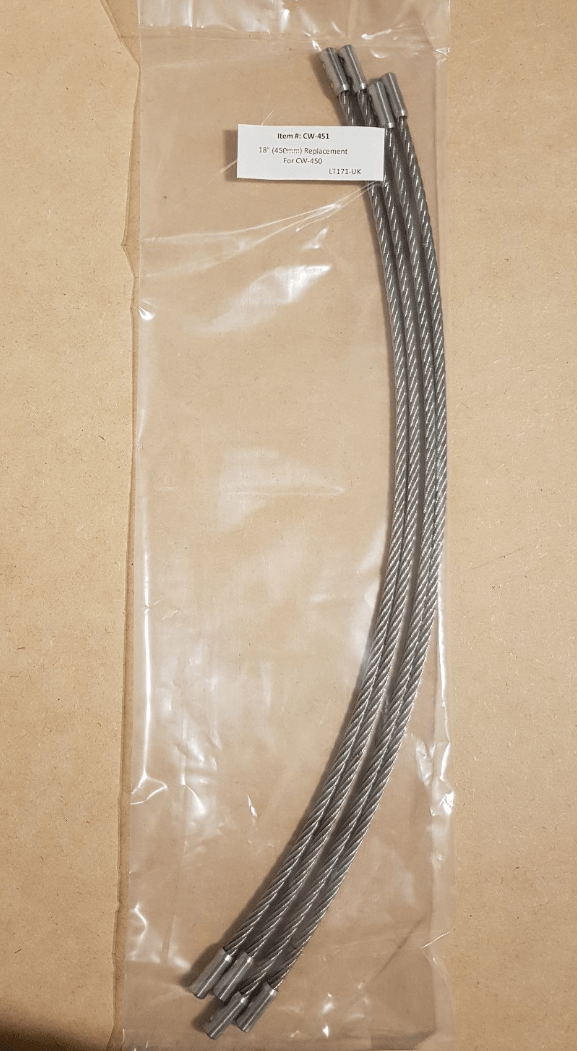 CW- 451 4 Ersatzseile 8mm dick ohne Kopf