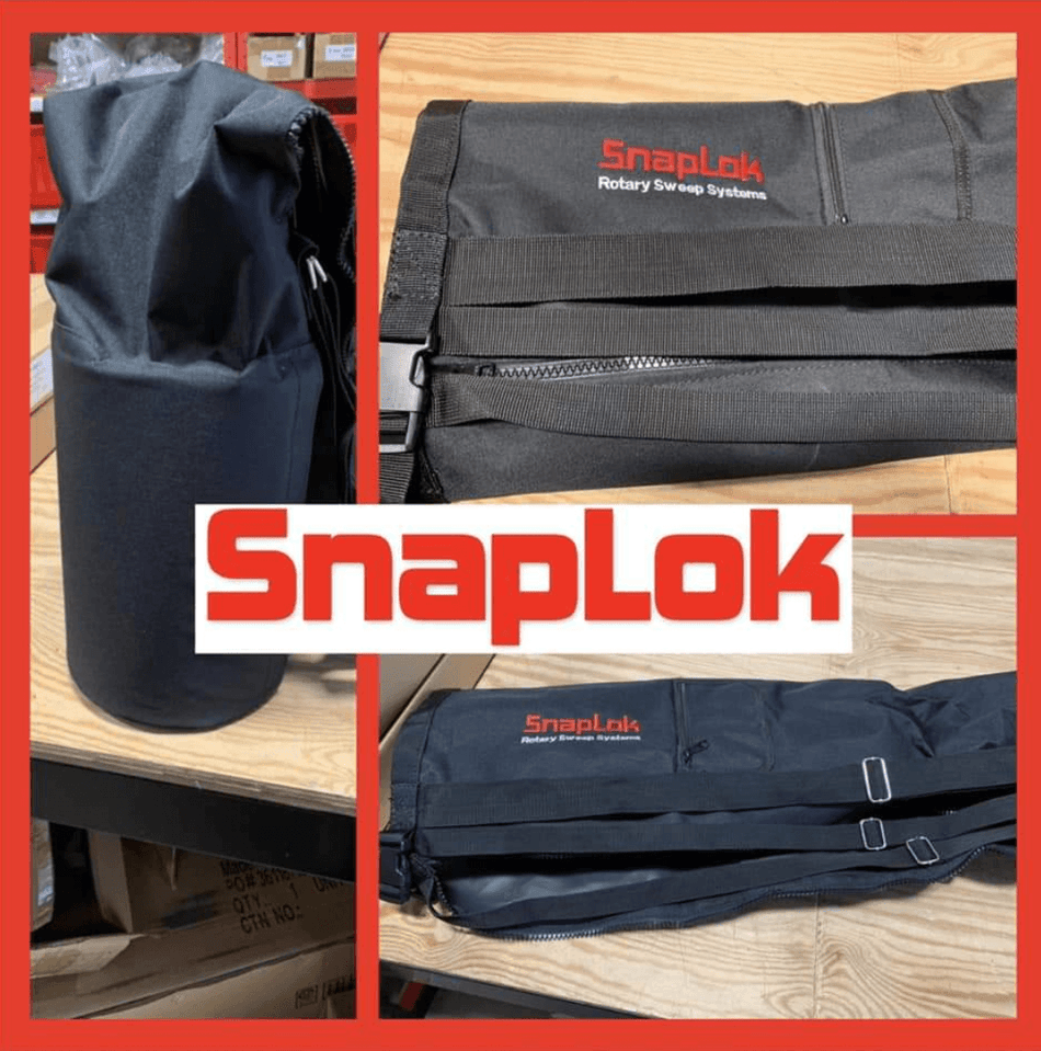 SnapLok Transportsack mit Reissverschluss und integrierte Tasche für Kleinteile